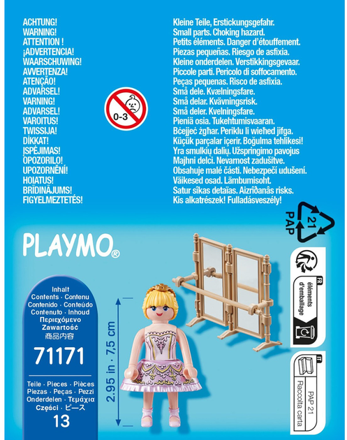 Figurka Playmobil Special Plus Ballerina 7.5 cm (4008789711717) - obraz 4