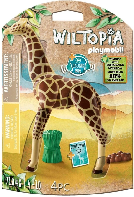Figurka Playmobil Wiltopia Giraffe 7.5 cm (4008789710482) - obraz 1