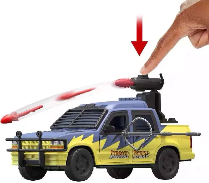 Figurka Mattel Jurassic Park Track Explore Vehicle Scutosaurus (0194735131419) - obraz 4