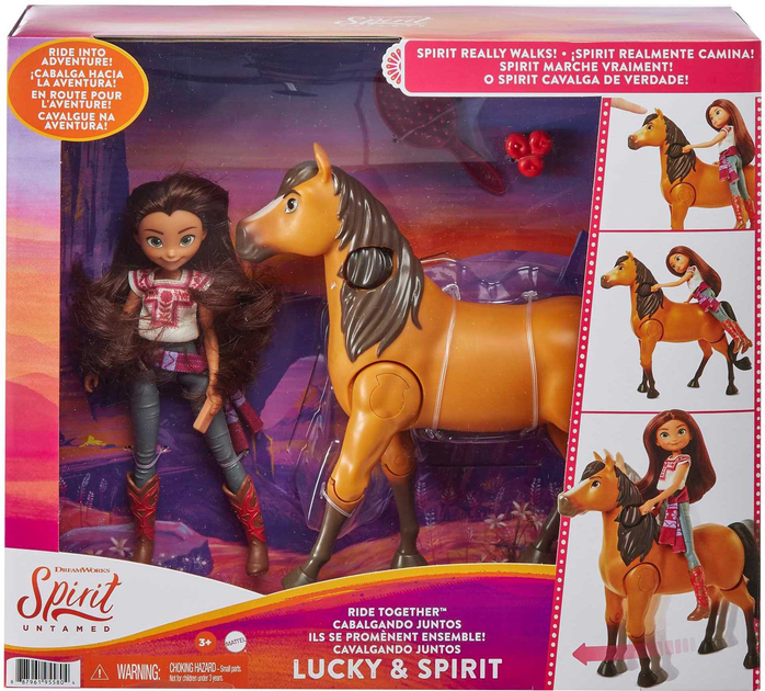 Набір фігурок Mattel Spirit Lucky and Spirit Ride (0887961955804) - зображення 1