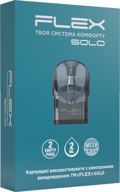 Картридж заправочный Flex Solo 2.0 мл 2 шт (4820271220749) – фото ...
