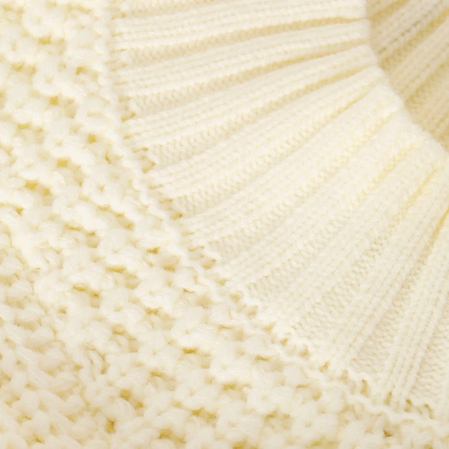 Sweter z golfem damski z frędzlami Tatuum FRIMI T2319.095 L Ecru (5900142278808) - obraz 6