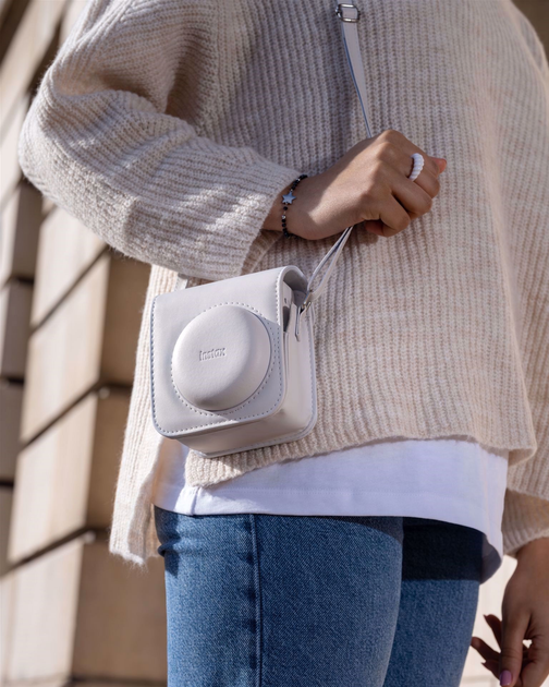 Чохол для камери Fujifilm Instax Mini 12 Case Clay White (8720094751948) - зображення 4