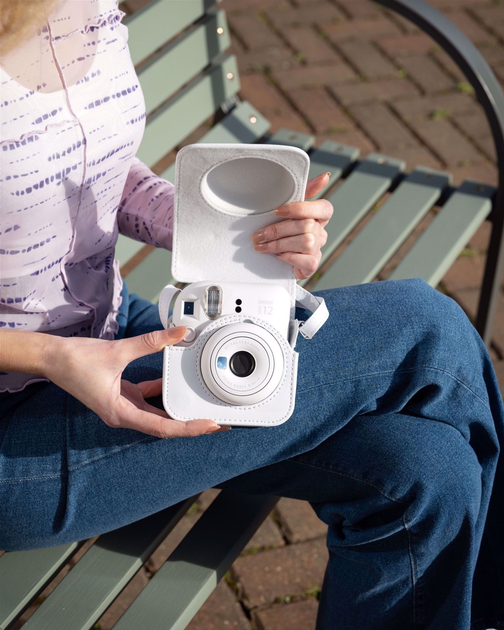 Чохол для камери Fujifilm Instax Mini 12 Case Clay White (8720094751948) - зображення 5