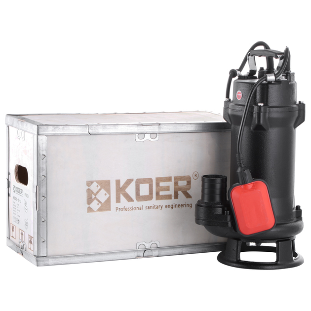 Насос дрен.-фек. корпус чавун KOER WQD 20 -15-1,5 FREZA - зображення 4