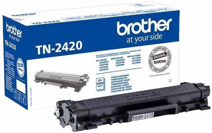 Тонер-картридж Brother TN-2420 Black (4977766779494) - зображення 1