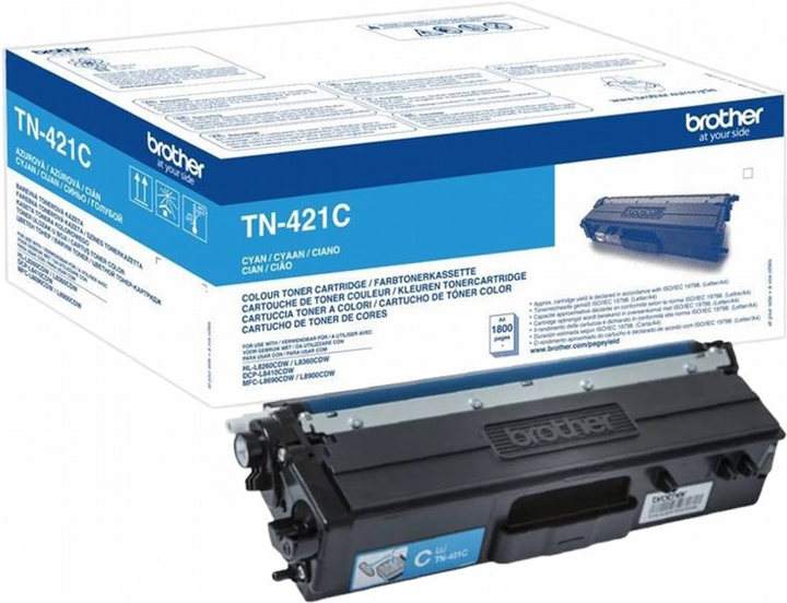 Toner Brother TN-421C Cyan (4977766771597) - obraz 1