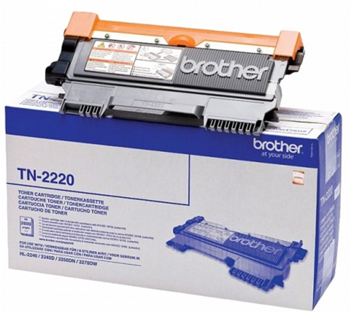 Тонер-картридж Brother TN-2220 Black (4977766682862) - зображення 1