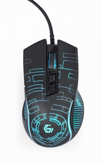 Оптична ігрова миша, usb інтерфейс, пiдсвiчування Gembird musg-rgb-01 - изображение 1