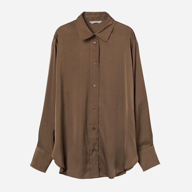 Рубашка женская H&M 1009924ral S Хаки (PS2030000286331) – в интернет ...