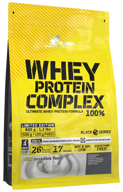 Протеїн Olimp Whey Protein Complex 600 г Білий шоколад з малиною (5901330082825) - зображення 1