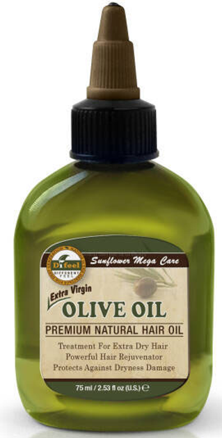 Olejek Difeel Premium Natural Hair Olive Oil do włosów suchych z oliwą z oliwek 75 ml (711716145045) - obraz 1