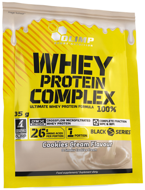 Протеїн Olimp Whey Protein Complex 35 г Печиво з кремом (5901330073878) - зображення 1