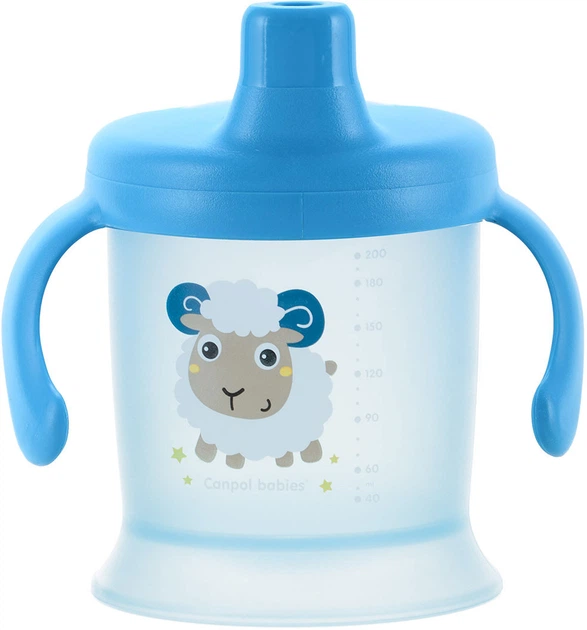 Кружка-непроливайка Canpol Babies Bunny&Company 200 мл Голубая (31/300 Голубой) - Фото 3 Кружка-непроливайка Canpol Babies Bunny&Company 200 мл Голубая (31/300 Голубой) - изображение 3