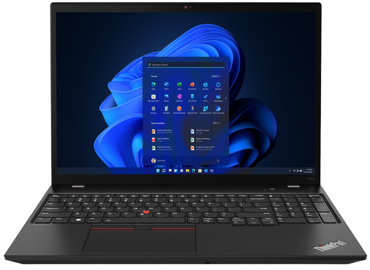 Laptop Lenovo ThinkPad P16s Gen 2 (21HK001CMX) Black - obraz 1