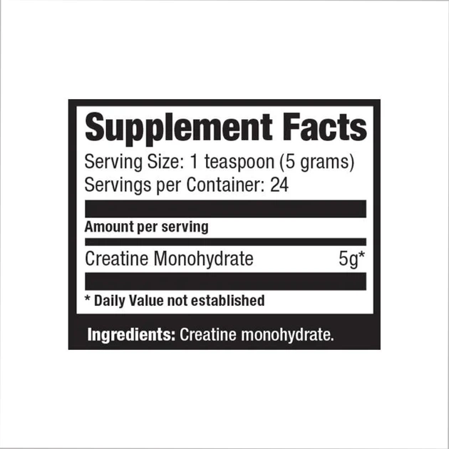 Креатин Моногидрат микронизированный Creatine Monohydrate - 120г - изображение 2