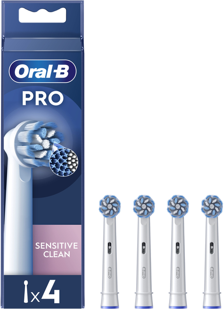 Насадки для електричної зубної щітки Oral-B Pro Sensitive Clean, 4 шт ...