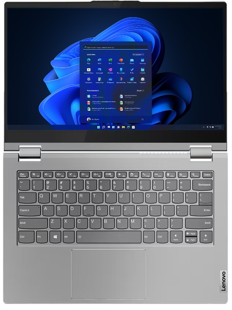 Laptop Lenovo ThinkBook 14s Yoga Gen 3 (21JG000VMH) Grey - obraz 2