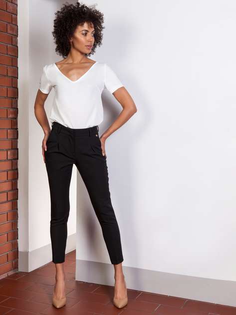 Spodnie damskie Lanti Trousers Sd115 42 Czarne (5904252704417) - obraz 1