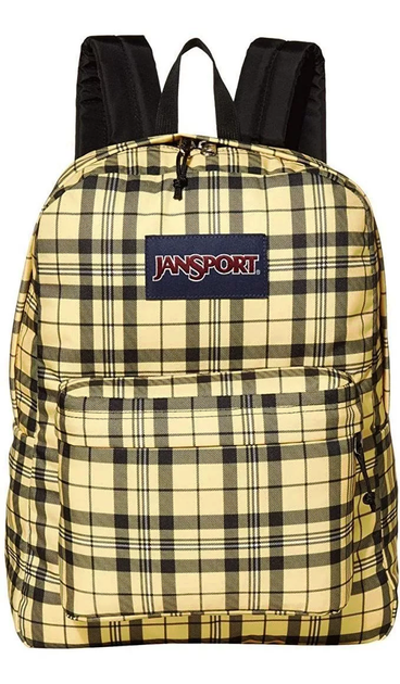 Яркий Городской Рюкзак 25l Jansport Superbreak Желтый В Клетку (245078) - Фото 5 Яркий Городской Рюкзак 25l Jansport Superbreak Желтый В Клетку (245078) - изображение 5