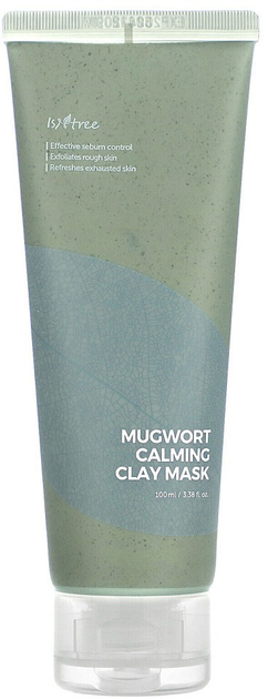 Maska do twarzy Isntree Mugwort Calming oczyszczająca z glinką 100 ml (8809800940200) - obraz 1
