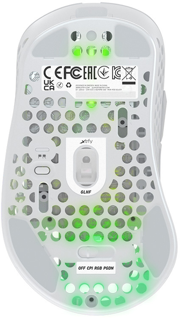 Mysz Xtrfy M4 RGB Wireless White (XG-M4-WL-WHITE) - obraz 3