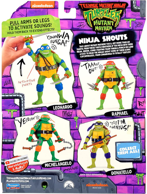 IZUMONSTER TMNT MUTANT NINJA TURTLES セット IZUMONSTER TEENAGE MUTANT Ninja Turtles pins set of four