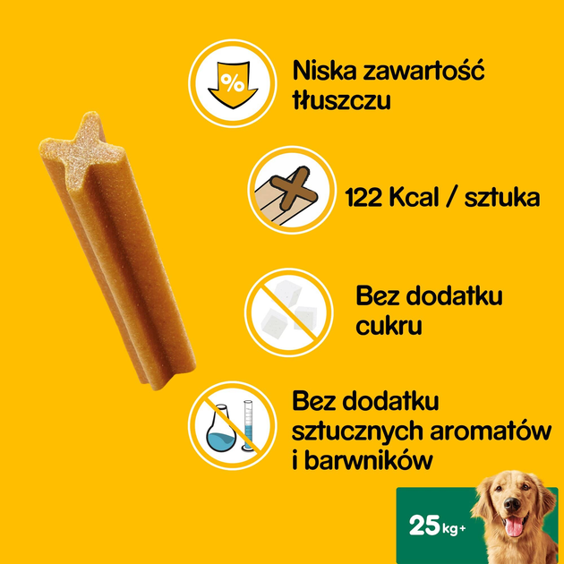 Ласощі для собак великих порід Pedigree Denta Stix Maxi 4 x 7 шт (5998749110027) - зображення 4