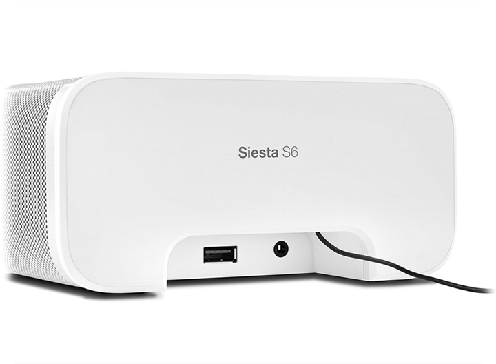 Budzik biurkowy Pure Siesta S6 Biały (151853) (759454518530) - obraz 4