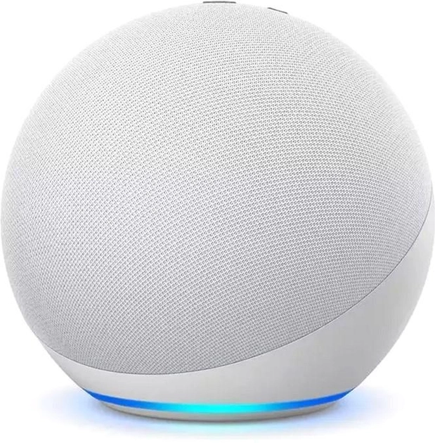 Портативна колонка Amazon Echo 4 Smart Speaker White (B085FXGP5W) - зображення 1