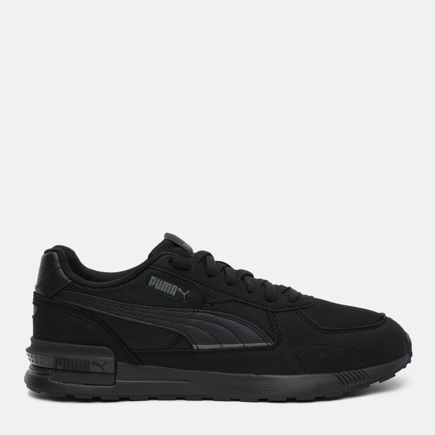 Puma nere clearance in pelle