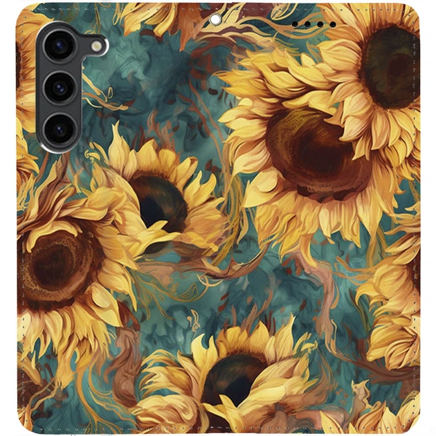 Чохол-книжка BoxFace для Samsung Galaxy S23 Plus (S916) Соняшники (51768) - Фото 3 Чохол-книжка BoxFace для Samsung Galaxy S23 Plus (S916) Соняшники (51768) - зображення 3