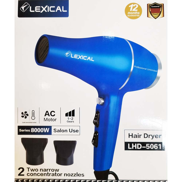Фен Lexical LAS-5061 Синий - изображение 5