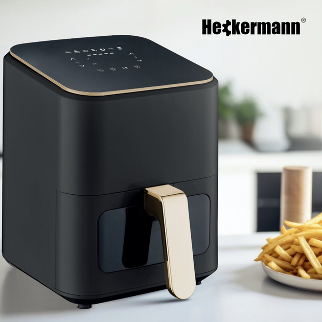 Аерофрітюрниця мультипіч Heckermann RA510D 4л 1800W - зображення 8