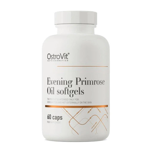 Масло Примулы Вечерней OstroVit Evening Primrose Oil 60 капсул - Фото 1 Масло Примулы Вечерней OstroVit Evening Primrose Oil 60 капсул - изображение 1