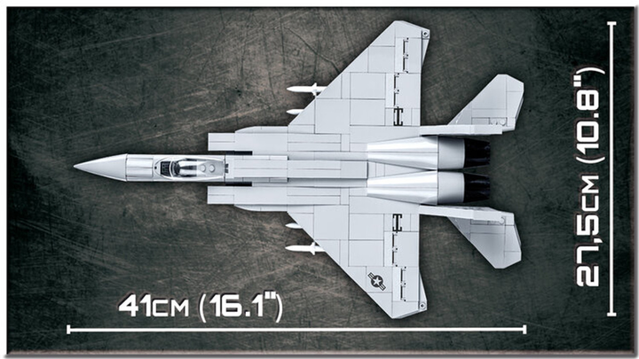 Klocki konstrukcyjne Cobi Armed Forces F-15 Eagle 640 elementów (5902251058036) - obraz 2