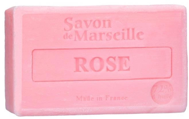 Mydło Le Chatelard Savon de Marseille Róża 100 g (3760076656538) - obraz 1