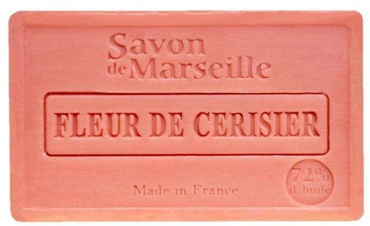Mydło Le Chatelard Savon de Marseille Kwiat Wiśni 100 g (3700917804827) - obraz 1