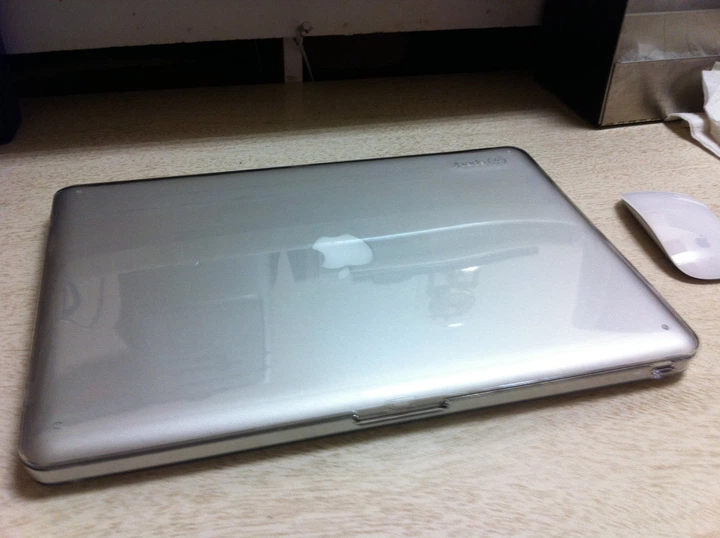 Пластиковый противоударный кейс hardshell case для MacBook Pro 13.3 Clear - изображение 4