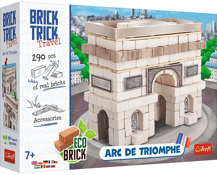 Klocki konstrukcyjne Trelf Brick Trick Luk Arc de Triomphe 290 elementów (5900511615517) - obraz 1