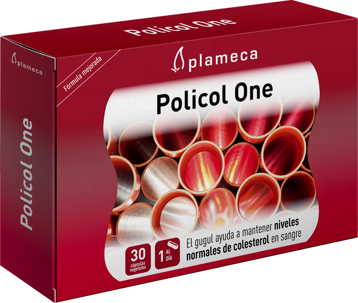 Policol One Plameca Комплекс для зниження холестерину, для здоров’я серця та судин 30 капсул (8435100845534) - зображення 1