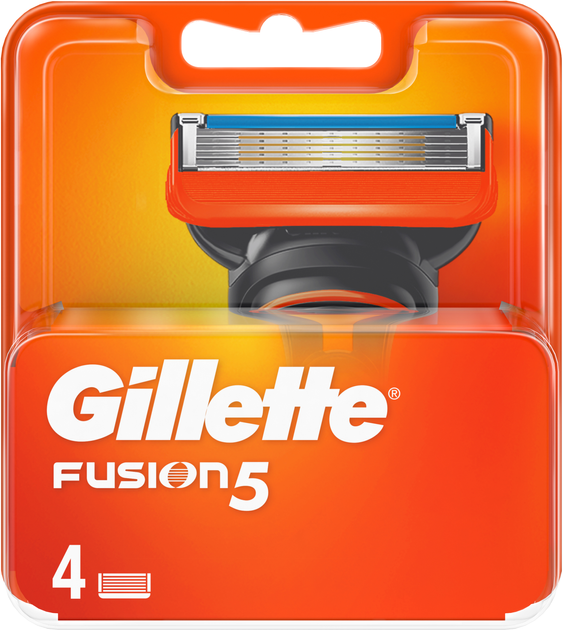Męskie wymienne wkłady do golenia Gillette Fusion 5 4 szt (7702018866984) - obraz 1