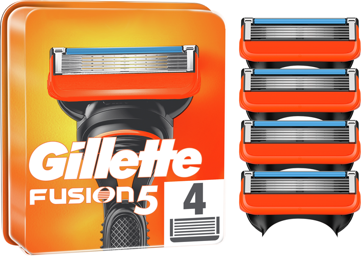 Змінні картриджі для гоління чоловічі Gillette Fusion 5 4 шт (7702018866984) - зображення 2