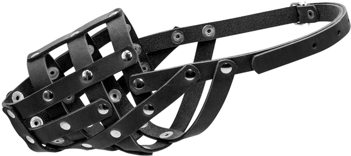Намордник м'який Collar №2 (доберман, вівчарка сука, далматин) Чорний (06291Collar) - зображення 3