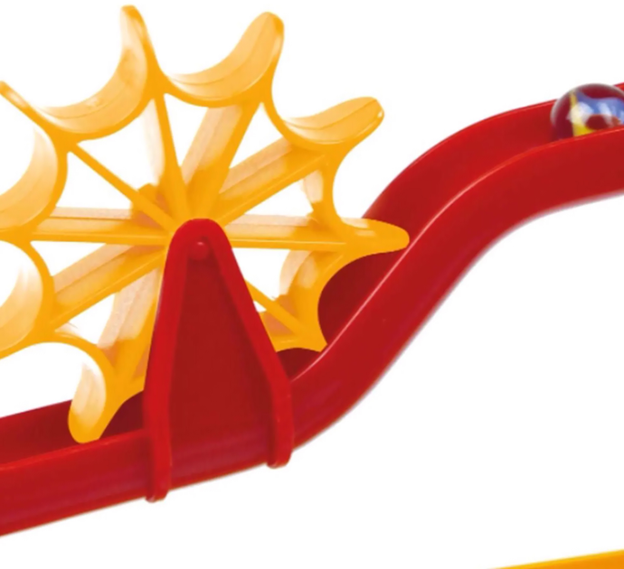 Klocki konstrukcyjne Lena Cascade Marble Track Kiga z kulkami 84 elementy (4006942652792) - obraz 4
