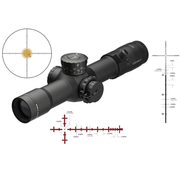 Оптический прицел Leupold Mark 5HD 2-10x30 FFP, сетка TMR подсветка - изображение 1