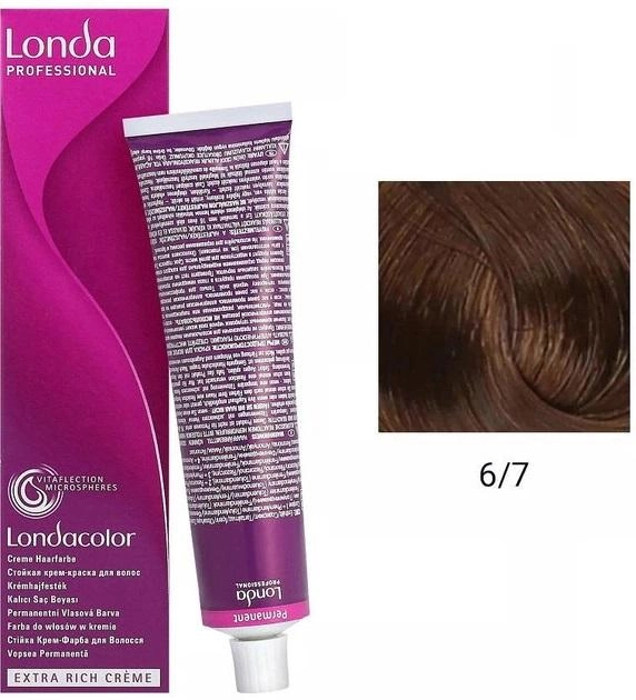 Farba do włosów Londa Professional Permanent Color Creme Extra Rich permanentna 6.7 60 ml (4064666216805) - obraz 1