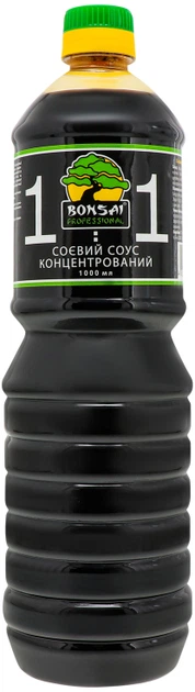 Соус соевый Bonsai Professional Классический концентрат 1:1 1 л (4820210550098) - Фото 1 Соус соевый Bonsai Professional Классический концентрат 1:1 1 л (4820210550098) - изображение 1