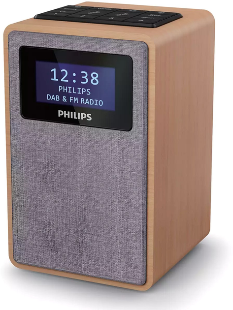 Настільний радіогодинник з будильником Philips TAR5005/10 - зображення 1