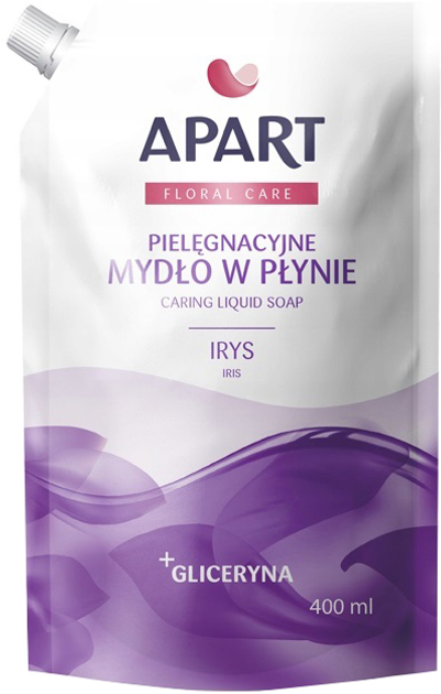 Mydło Apart Natural Floral Care pielęgnacyjne w płynie irys 400 ml (5900931031690) - obraz 1